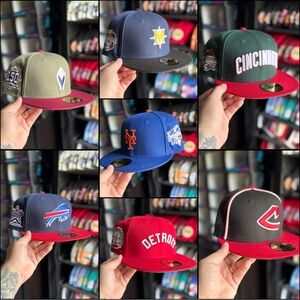 Fitted Hat Bundle Deal, Size 7.